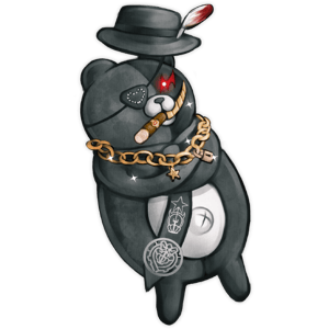 This is the Avatar Image for the Kurokuma (Danganronpa Another Episode: Ultra Despair Girls) AI Voice and Text to Speech Generator